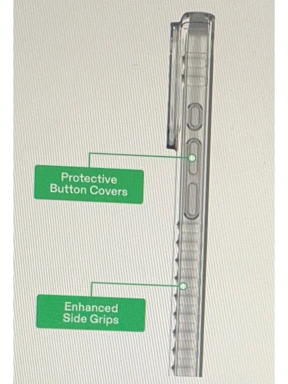 Onn Protective Gel Case for iPhone 17 Pro Clear